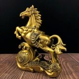  Tượng Ngựa Phong Thủy Bằng Đồng Thau BKMECN-10311 