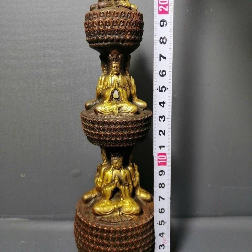  Bảo Tháp Vạn Phật Bằng Đồng Khắc Tượng Chư Phật BKMECN-10315 