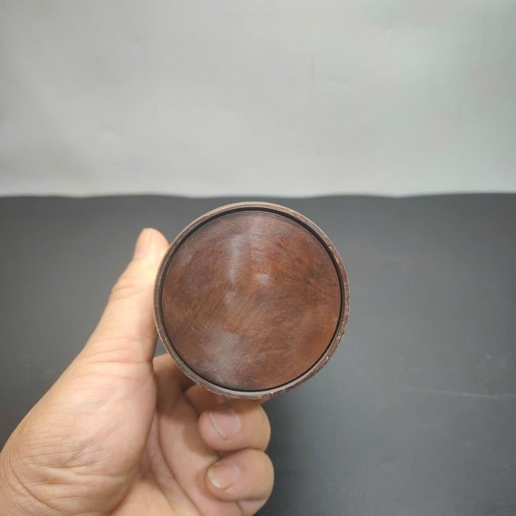  Ống Cắm Bút Bằng Đồng Chạm Rồng Chầu Mặt Trời Mạ Vàng Cổ Hiển Sưu Tầm BKMECN-10378 