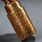  Ấn Triện Bằng Đồng Mạ Vàng Tạo Hình Tỳ Hưu Cổ Điển Chạm Khắc Hán Tự BKMECN-10380 