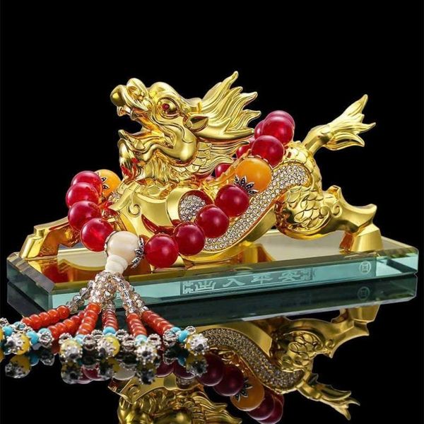  Tỳ Hưu Mạ Vàng Đính Đá Cao Cấp Đặt Taplo Xe Ô Tô BKMECN-10383 