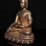  Tượng Phật Dược Sư Bằng Đồng Hun Giả Cổ BKMECN-10384 