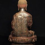  Tượng Phật Dược Sư Bằng Đồng Hun Giả Cổ BKMECN-10384 