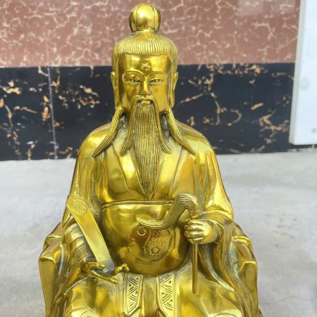  Tượng Thái Bạch Kim Tinh Bằng Đồng Vàng Cao Cấp BKMECN-10386 