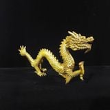  Tượng Hoàng Long Vờn Mây Bằng Đồng Vàng Nguyên Khối BKMECN-10406 