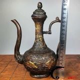  Bình Rượu Dáng Cổ Bằng Đồng Hun Giả Cổ BKMECN-10414 