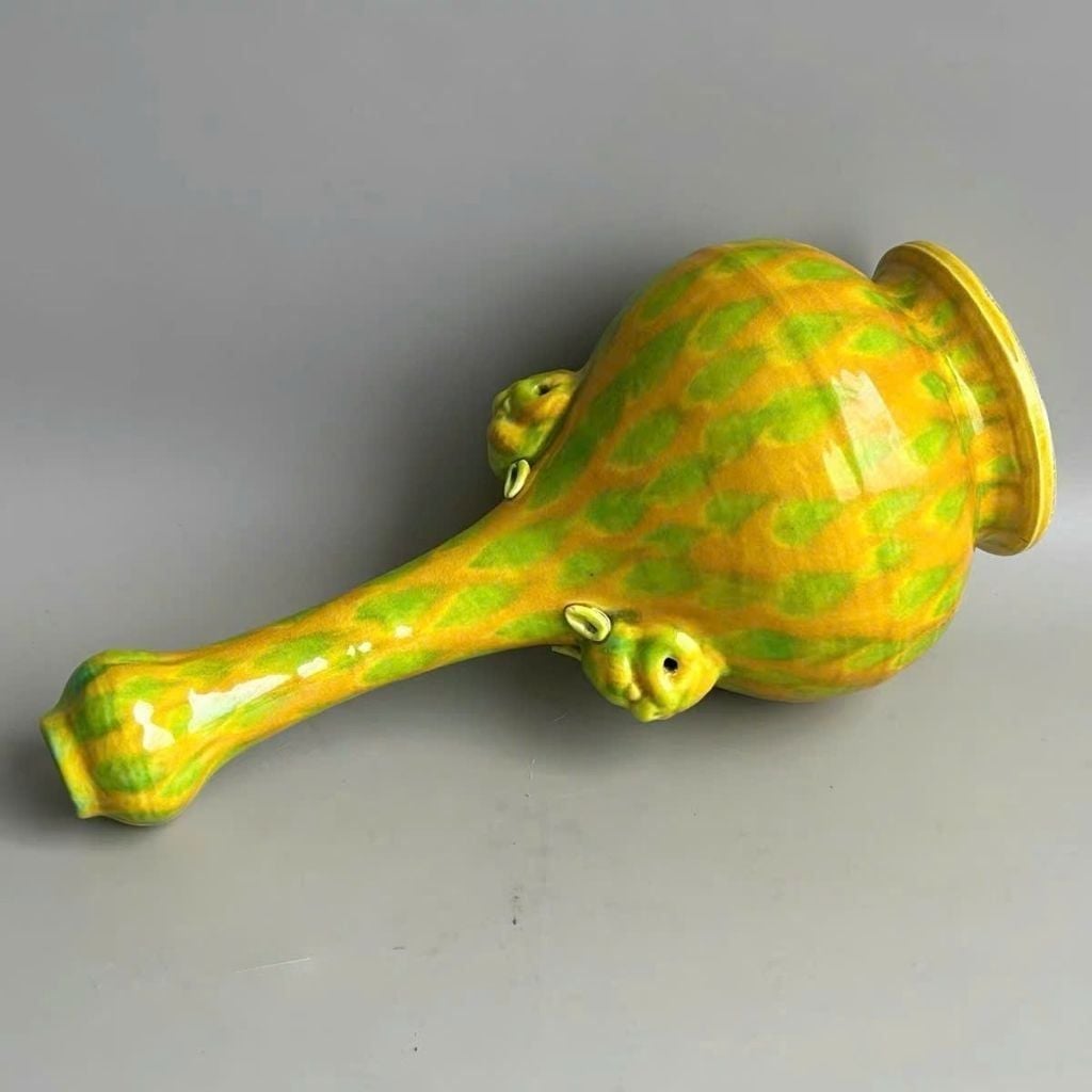 Bình Hoa Gốm Sứ Tam Thái Dáng Cổ Tỏi BKCECN-10633 