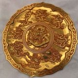  Đĩa Đồng Mạ Vàng Cổ Điển Cửu Long BKMECN-10423 
