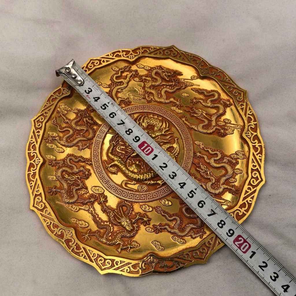  Đĩa Đồng Mạ Vàng Cổ Điển Cửu Long BKMECN-10423 