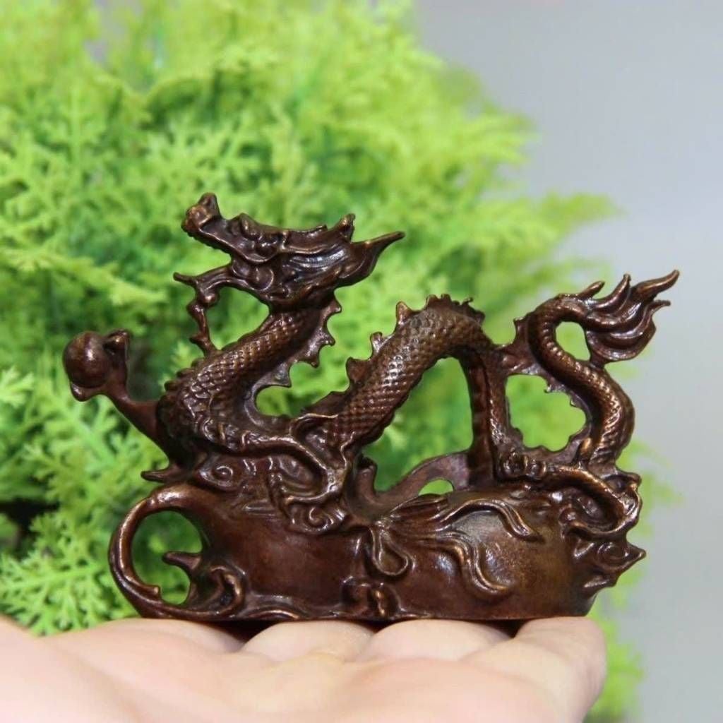  Tượng Rồng Bằng Đồng Hun Giả Cổ Tạc Tinh Xảo BKMECN-10432 