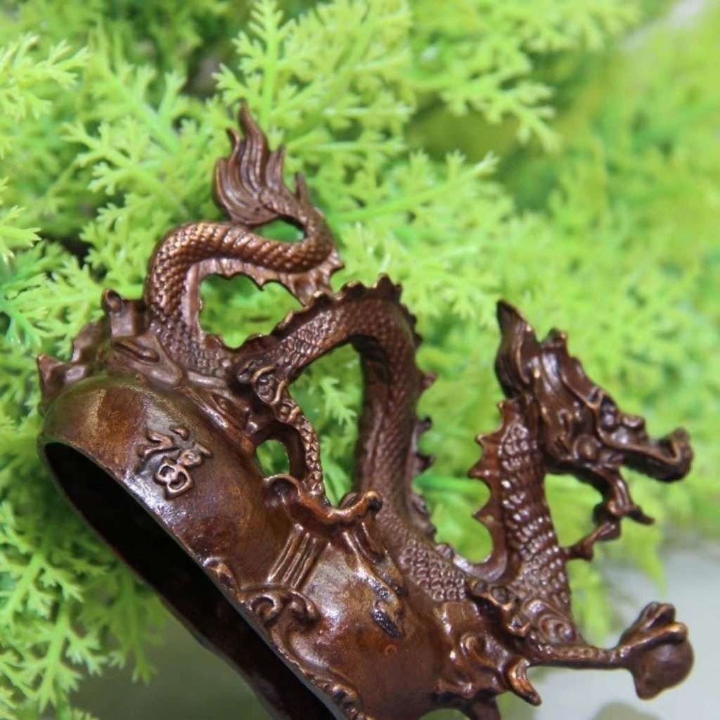  Tượng Rồng Bằng Đồng Hun Giả Cổ Tạc Tinh Xảo BKMECN-10432 