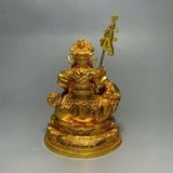  Tượng Phật Hoàng Tài Bảo Thiên Vương Bằng Đồng Mạ Vàng BKMECN-10433 