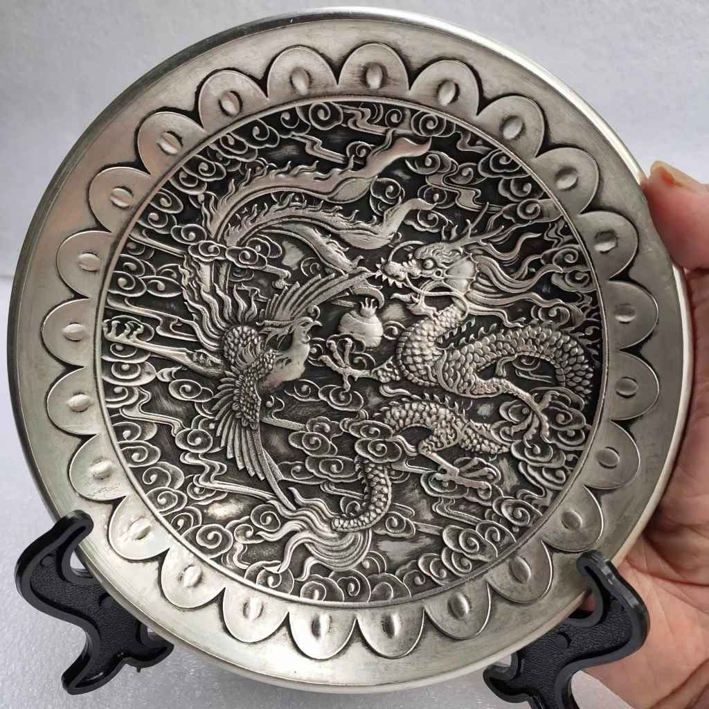 Đĩa Thưởng Đồng Giả Cổ Long Phụng Trình Cát Tường BKMECN-10434 