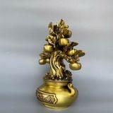  Tượng Cây Hồng “Sự Sự Như Ý” Bằng Đồng Thau BKMECN-10438 