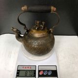  Ấm Trà Đồng Hun Cổ Quai Cầm Bọc Gỗ BKMECN-10444 
