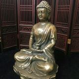  Tượng Phật Thích Ca Mâu Ni Bằng Đồng Nguyên Khối BKMECN-10445 