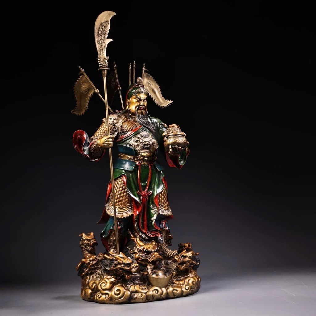  Tượng Ngũ Long Quan Công Bằng Đồng BKMECN-9178 
