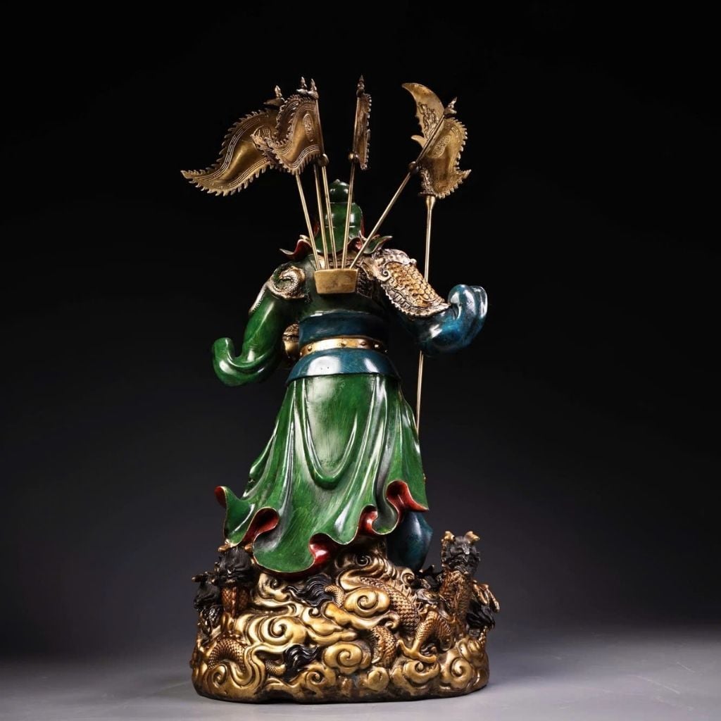  Tượng Ngũ Long Quan Công Bằng Đồng BKMECN-9178 