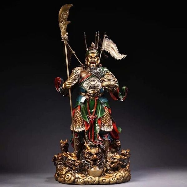  Tượng Ngũ Long Quan Công Bằng Đồng BKMECN-9178 