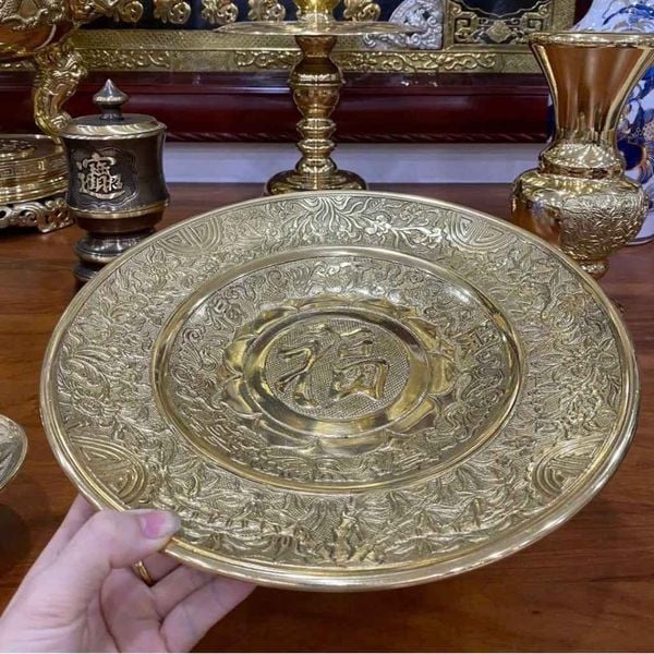  Mâm bồng đồng BKMECN-9180 