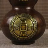  Bình hồ lô phong thủy bằng đồng đúc BKMECN-9184 