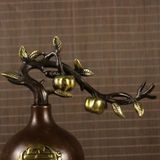  Bình hồ lô phong thủy bằng đồng đúc BKMECN-9184 