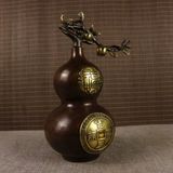  Bình hồ lô phong thủy bằng đồng đúc BKMECN-9184 