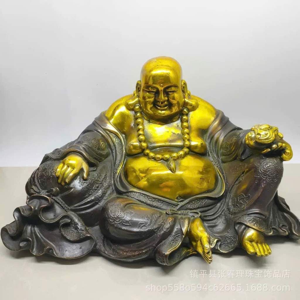  Tượng Di Lặc đồng vàng BKMECN-9186 