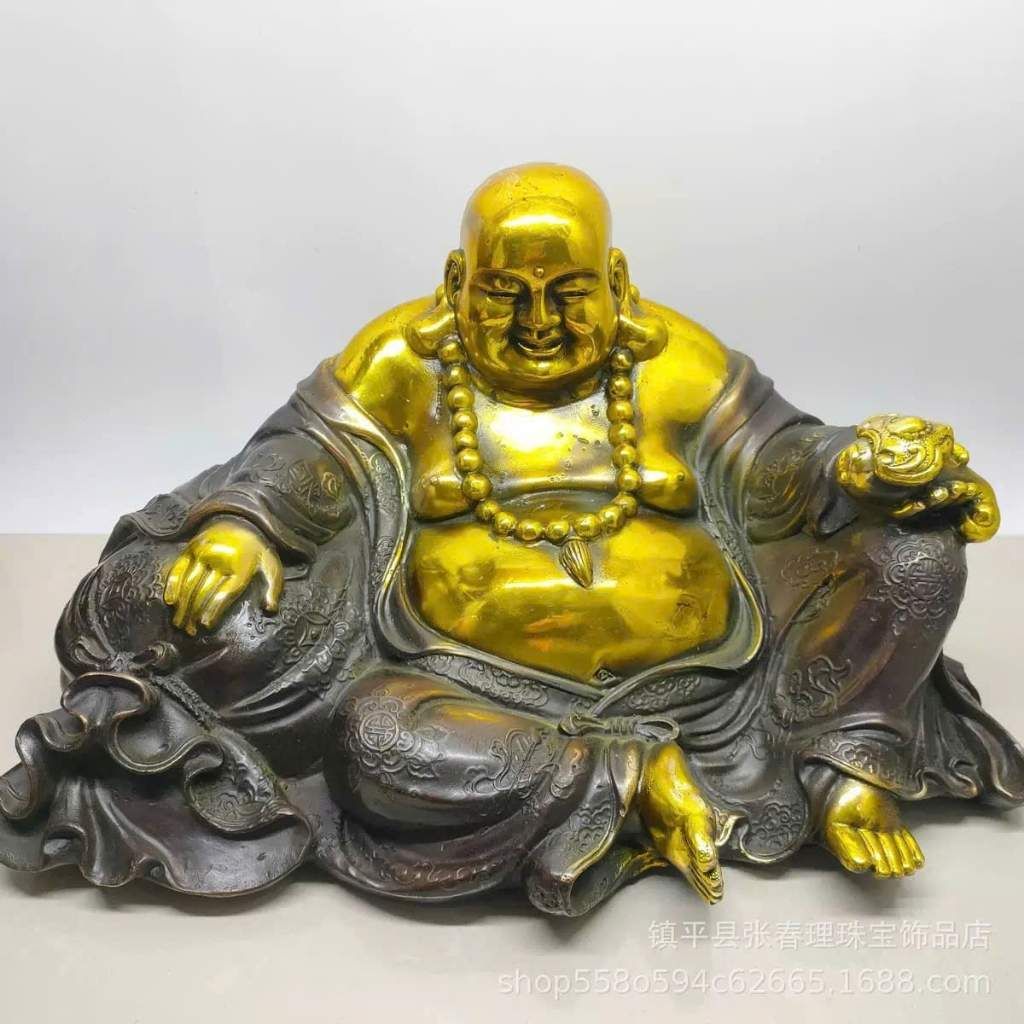  Tượng Di Lặc đồng vàng BKMECN-9186 