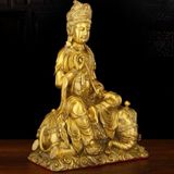  Tượng phổ hiền bồ tát cưỡi voi bằng đồng BKMECN-9188 