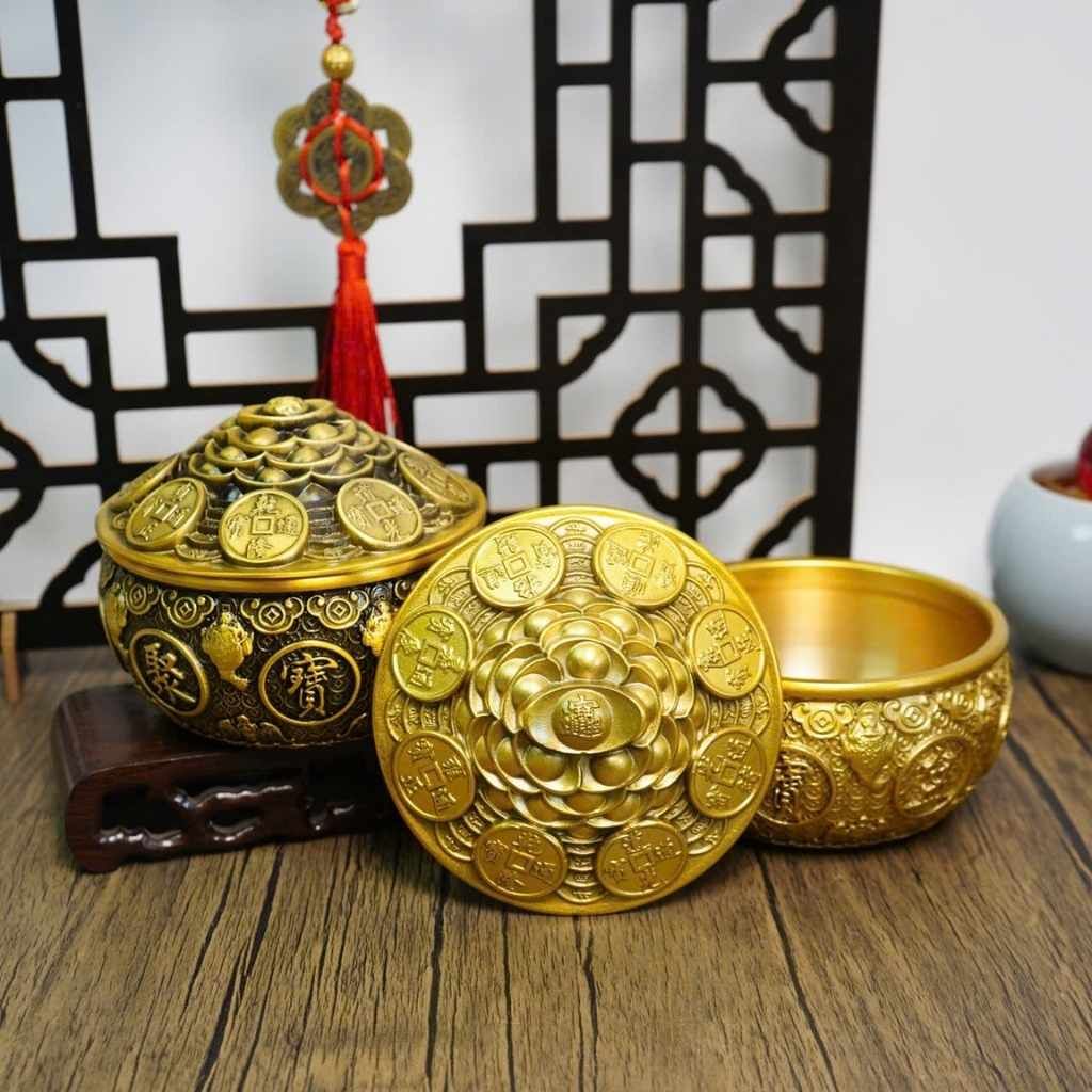  Bát Tụ Bảo Phong Thủy Bằng Đồng Đúc BKMECN-9189 