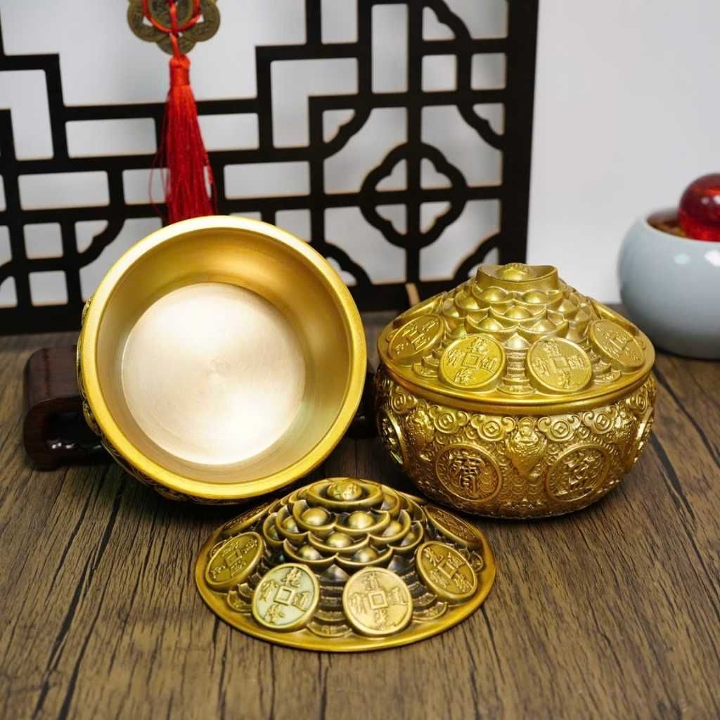  Bát Tụ Bảo Phong Thủy Bằng Đồng Đúc BKMECN-9189 