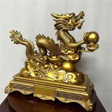  Tượng Rồng Vờn Ngọc Bằng Đồng BKMECN-9190 