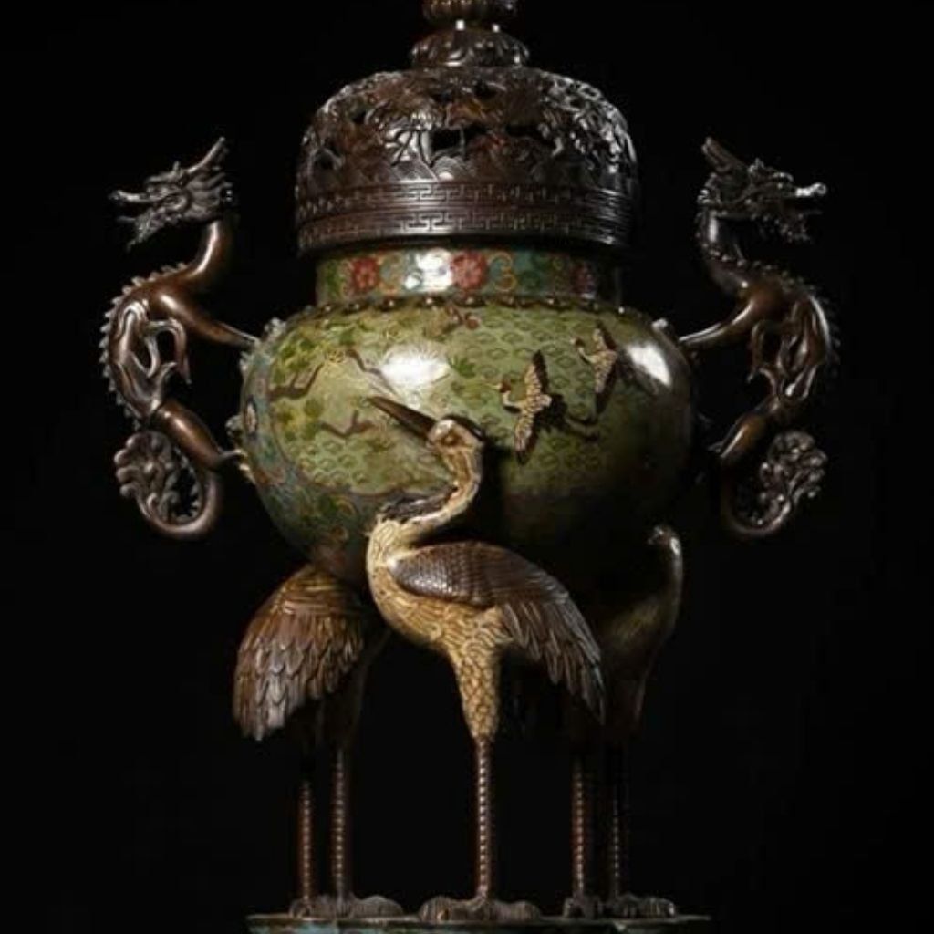  Xông Trầm Bằng Đồng Chế Tác Độc Đáo BKMECN-9377 