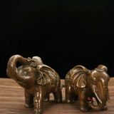  Cặp voi bằng đồng BKMECN-9433 