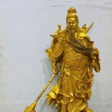  Tượng Quan Công Bằng Đồng Mạ Vàng BKMECN-9464 