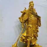  Tượng Quan Công Bằng Đồng Mạ Vàng BKMECN-9464 