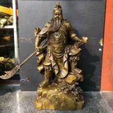  Tượng Quan Công Bằng Đồng Giả Cổ BKMECN-9465 