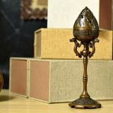  Đỉnh Xông Trầm Đồng Màu Nâu Cổ BKMECN-9480 