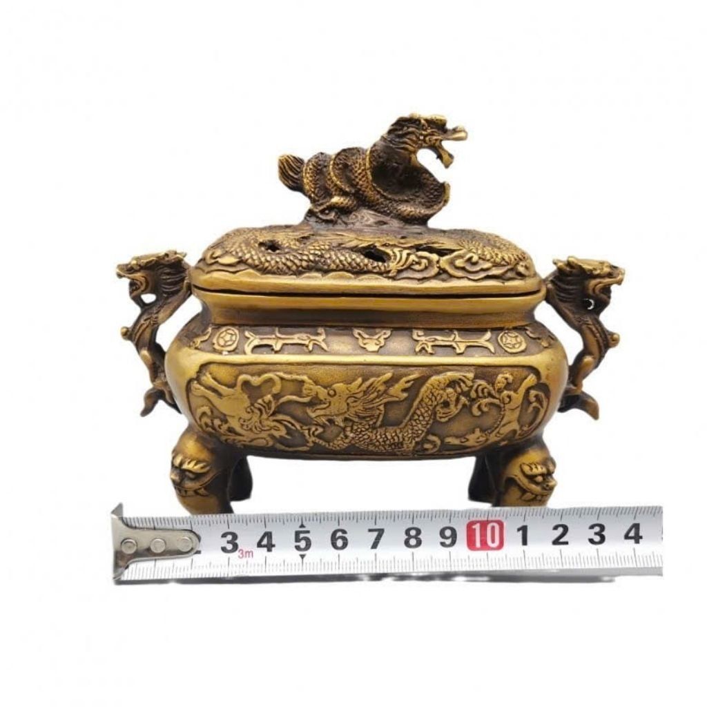  Lư Hương Đồng Hình Rồng BKMECN-9483 