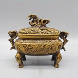  Lư Hương Đồng Hình Rồng BKMECN-9483 