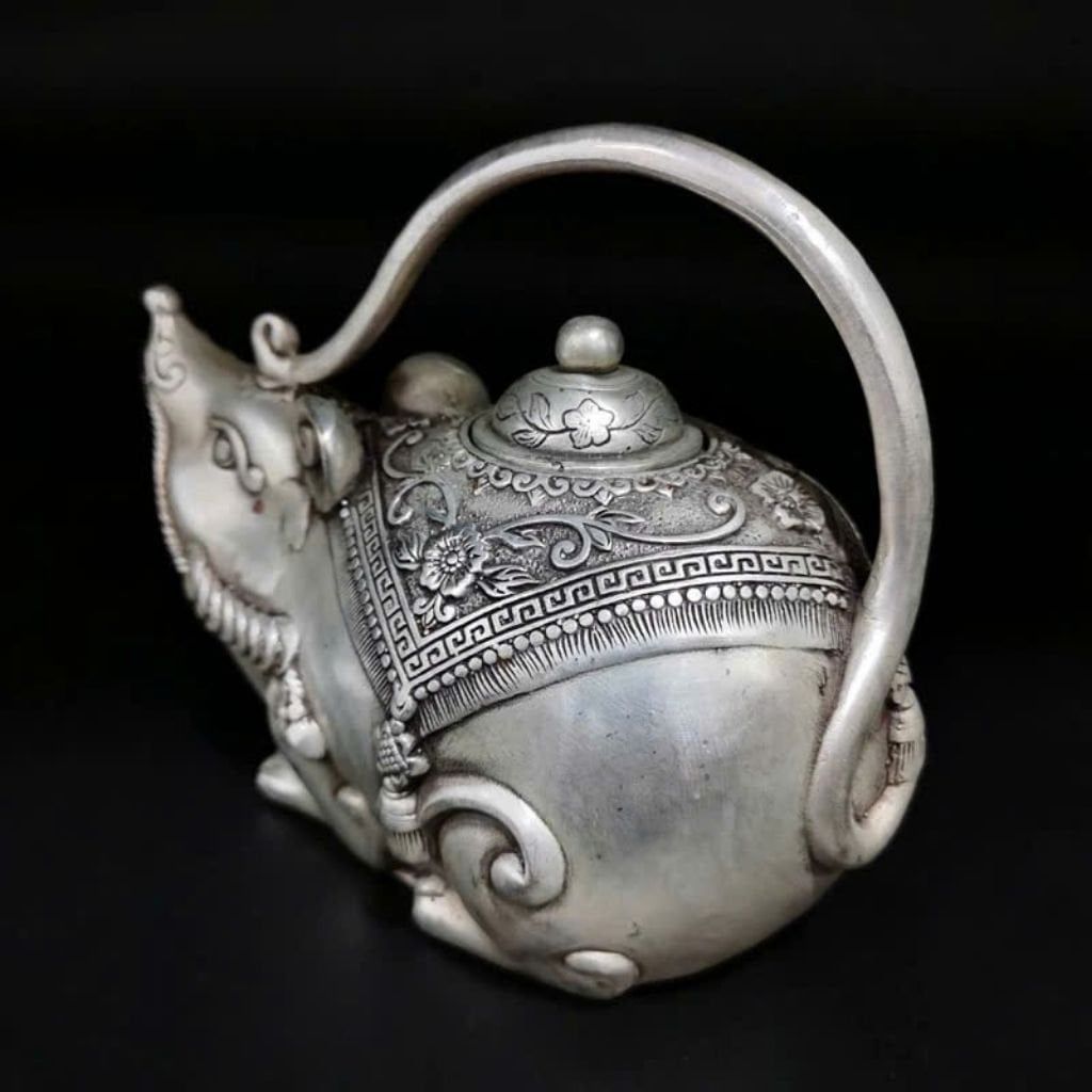  Ấm Bạc Hình Con Heo BKMECN-9488 