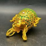  Ly Mạ Vàng Đính Đá Ruby BKMECN-9491 