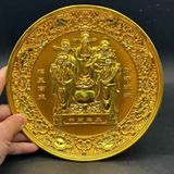  Đĩa Đồng Mạ Vàng Ngũ Phúc Lâm Môn BKMECN-9493 