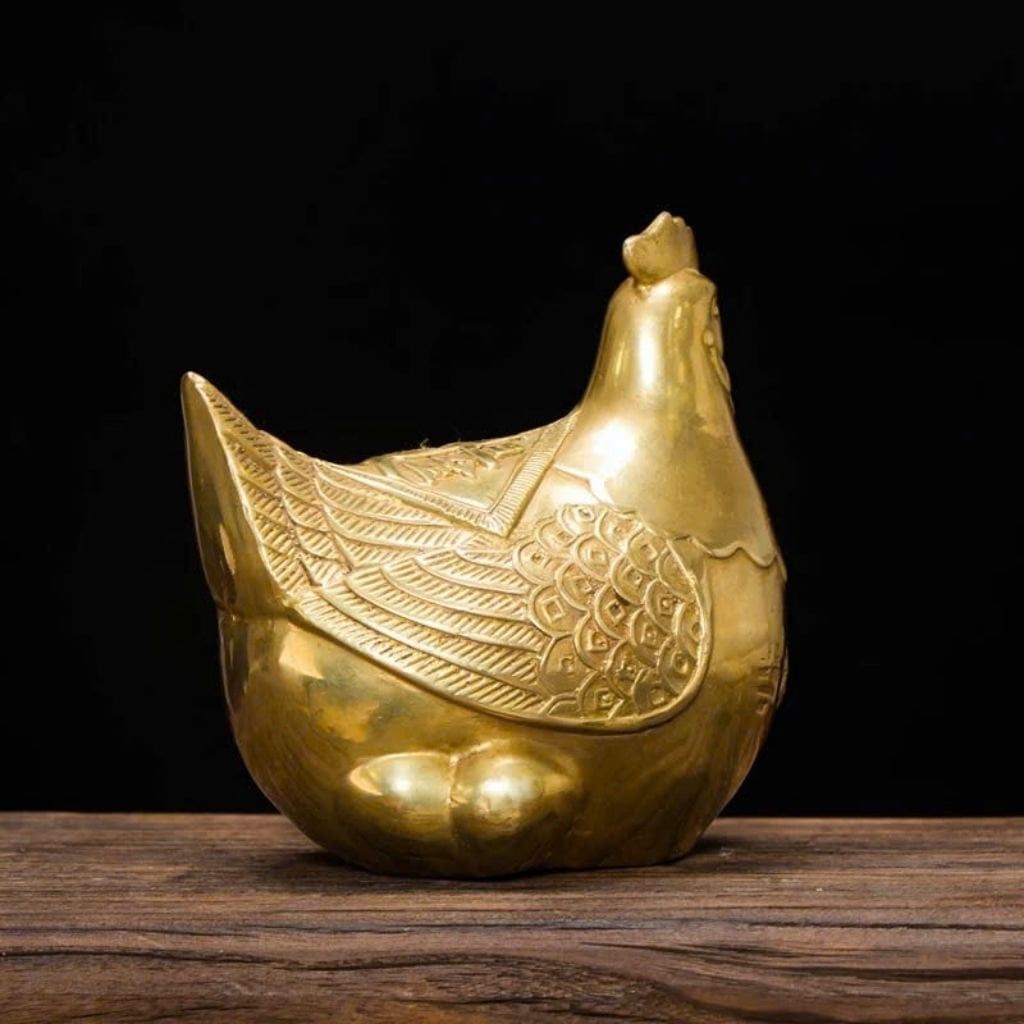  Tượng Gà Mái đẻ Trứng Vàng BKMECN-9495 