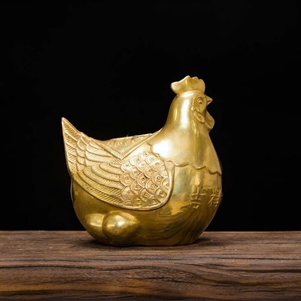  Tượng Gà Mái đẻ Trứng Vàng BKMECN-9495 