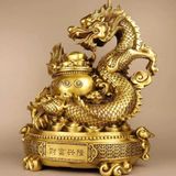  Tượng Rồng Phú Quý Hưng Long Bằng Đồng BKMECN-9499 