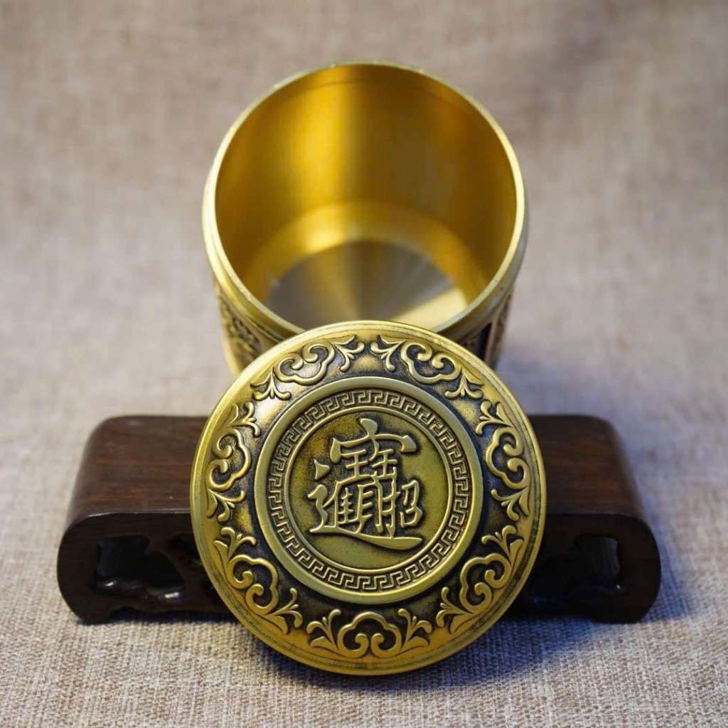  Hũ Đồng Đựng Trà Cổ Điển BKMECN-9520 