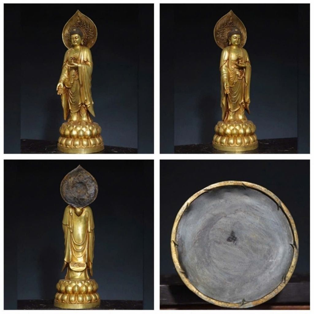  Tượng Phật Tổ Đứng Mạ Vàng BKMECN-9526 