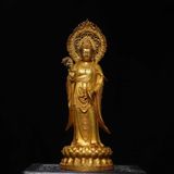  Tượng Đồng Quán Thế Âm Bồ Tát Đứng BKMECN-9527 